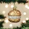 Old World Christmas 2.5 Inch Cream Puff Christmas Tree Ornament , Dessert French Pastry